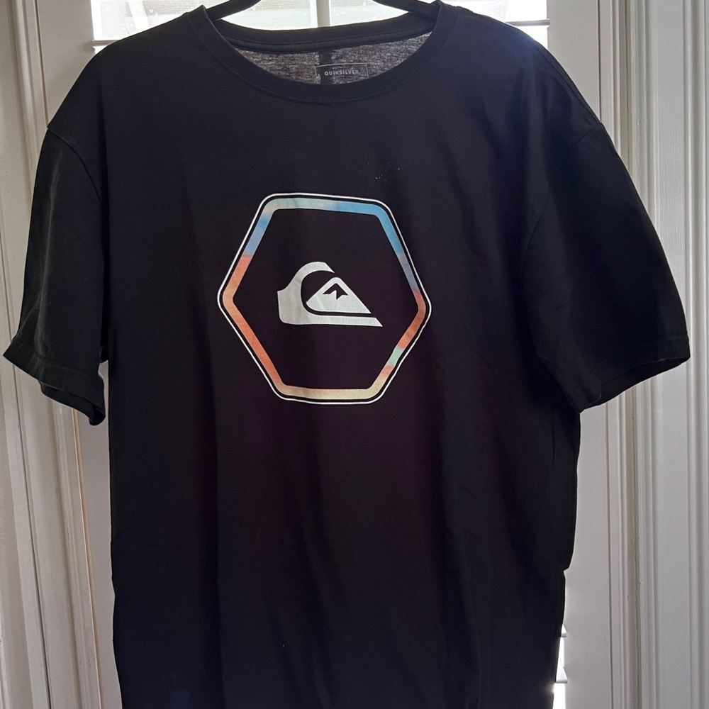 Quiksilver Black Graphic T-Shirt